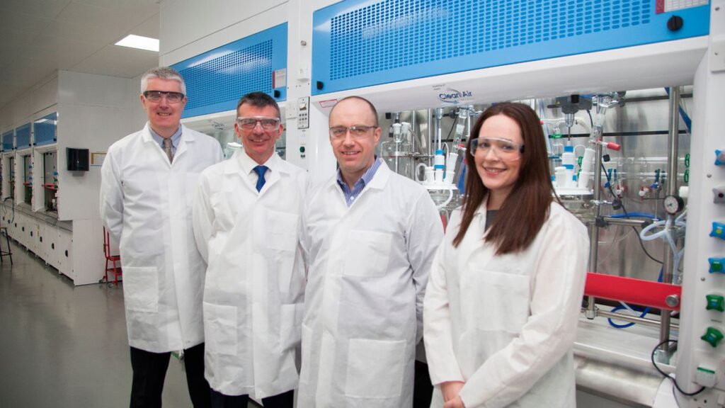Arcinova team members in the lab