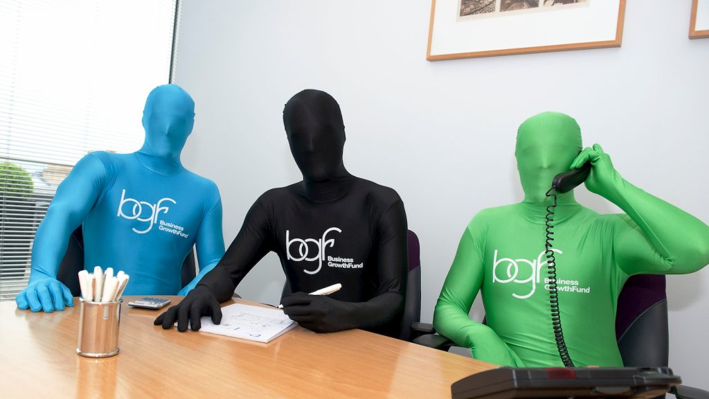 MorphCostumes team in BGF branded MorphSuits