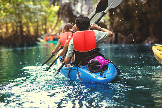 A Wilderness Way kayaking activity