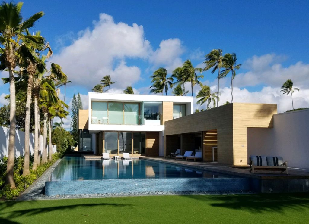 A home in Hawaii, clad in Accsys wood products