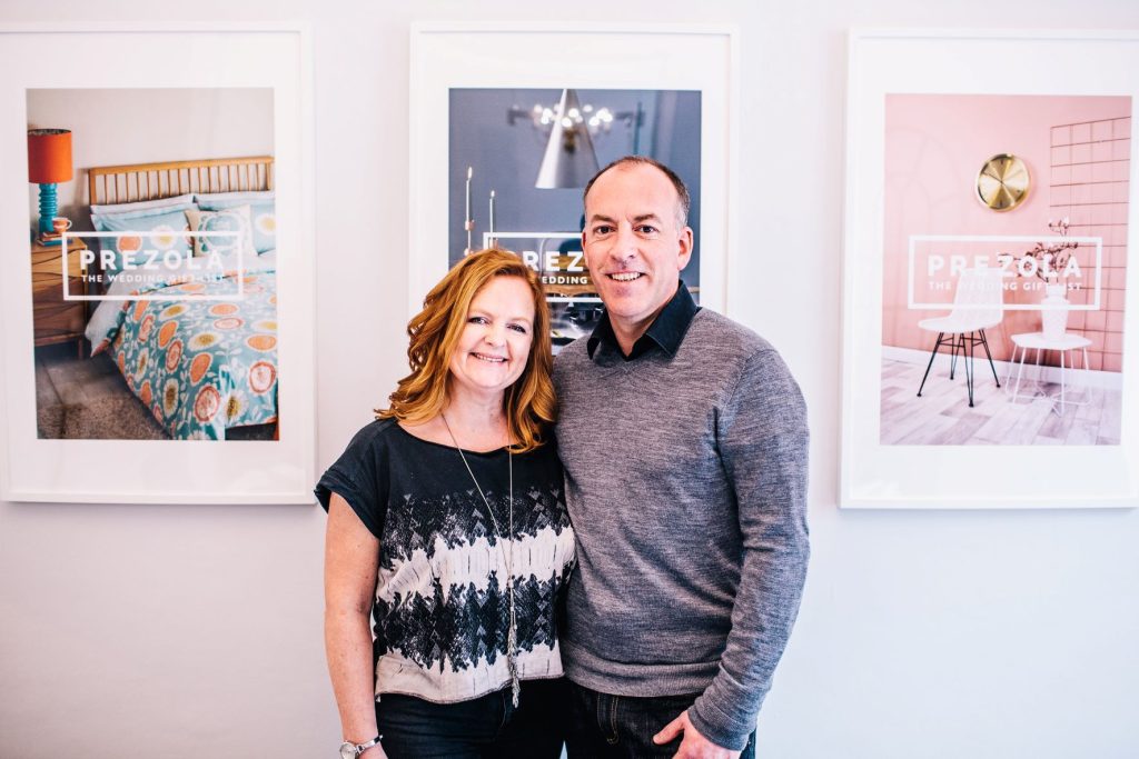 Prezola co-founders Dom & Ali Beaven