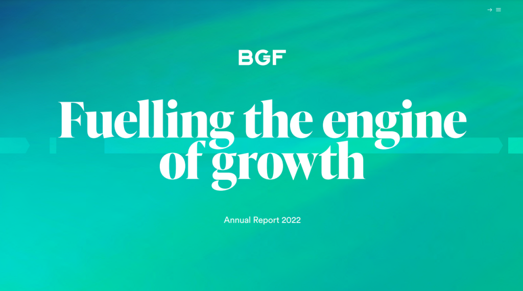 BGF Annual Report 2022 cover