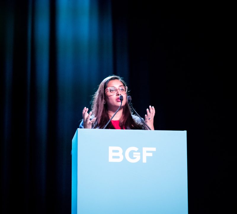 BGF's Head of ESG, Roshni Bandesha, speaking at our 2022 Portfolio Day