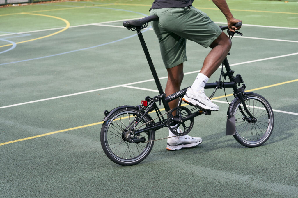 The iconic foldable Brompton Bicycle