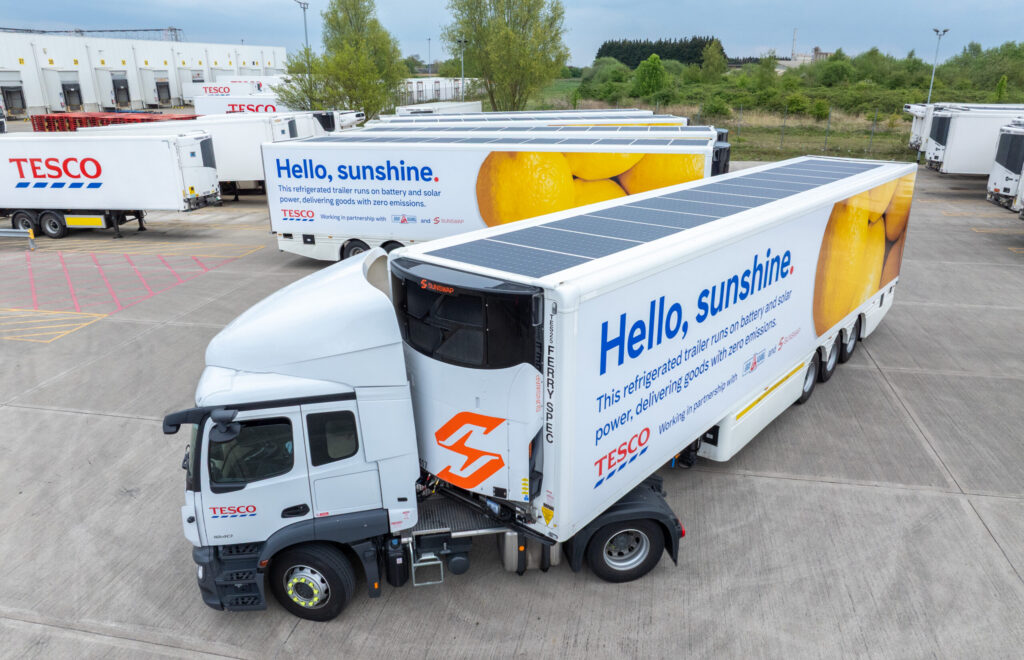 Sunswap Tesco pivot elevated lorry