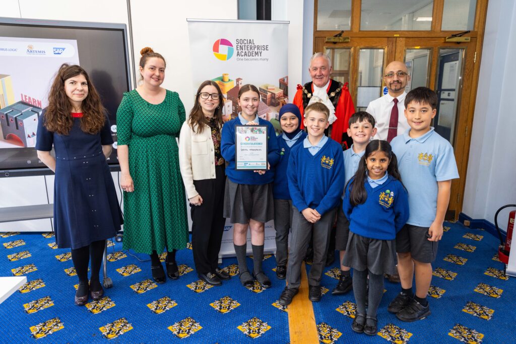 Sophie Day, Head of Community Marketing at BGF, taking part in SEA's Dragons' Den initiative