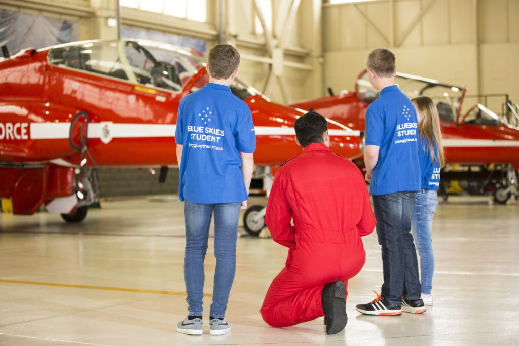 JET Students at Red Arrows