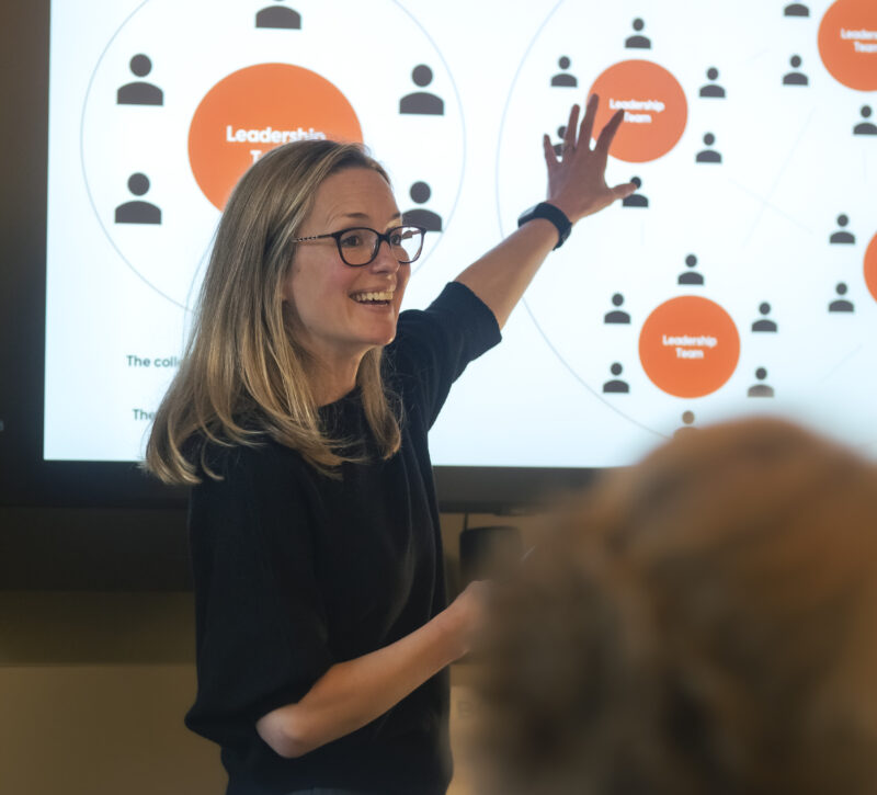 Joanna Howes running a BGF workshop on scaling culture