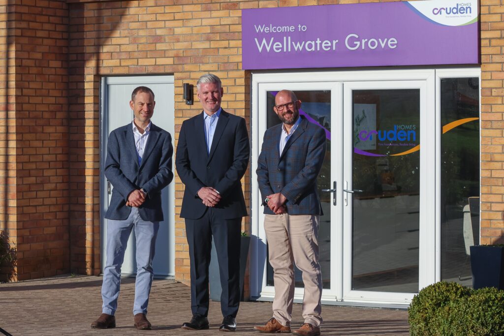Cruden and BGF team at Cruden's Wellwater Grove, East Calder development