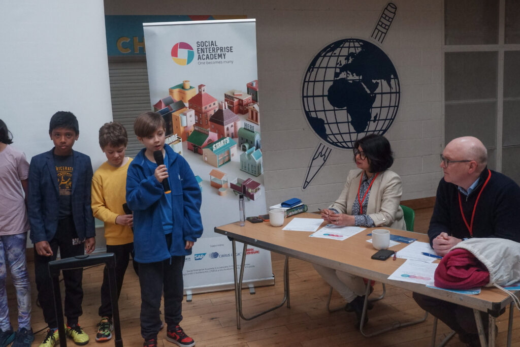 BGF Foundation trustee Alistair Brew volunteering with Social Enterprise Academy, a BGF Foundation charity partner