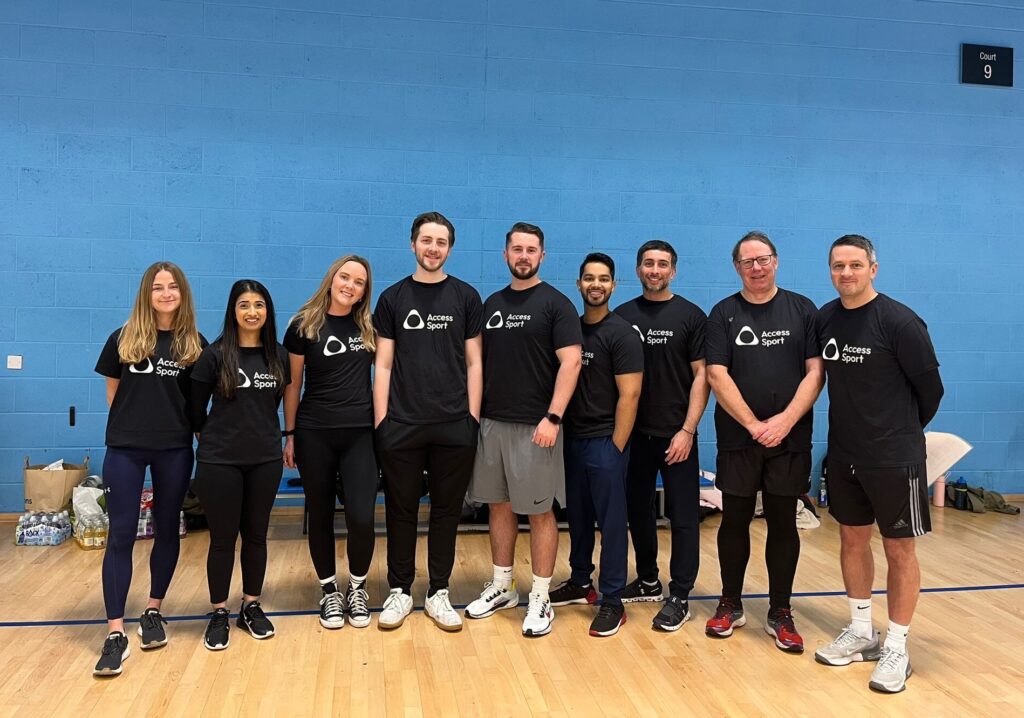 BGF team members volunteering with Access Sport