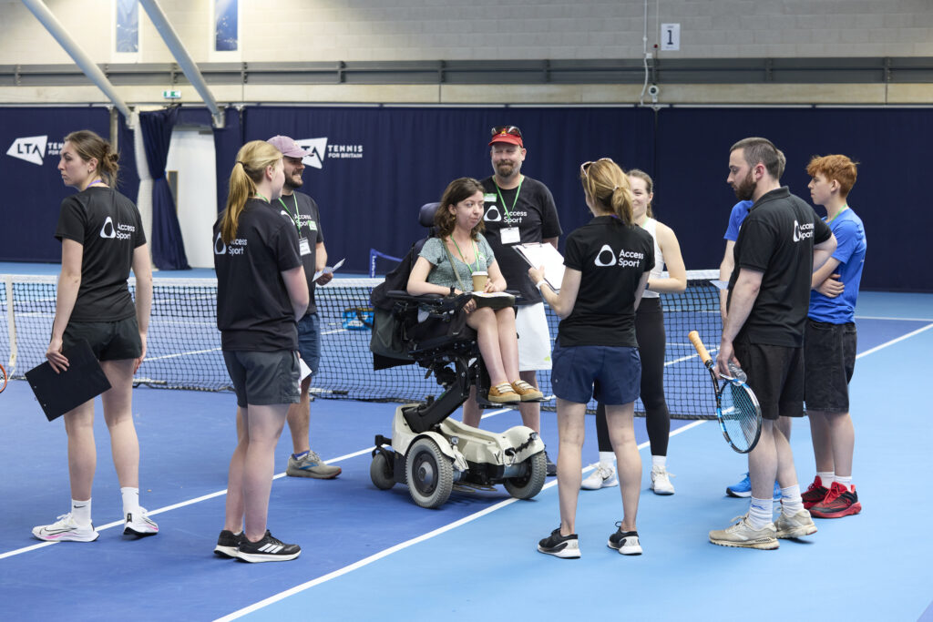 Access Sport tennis session