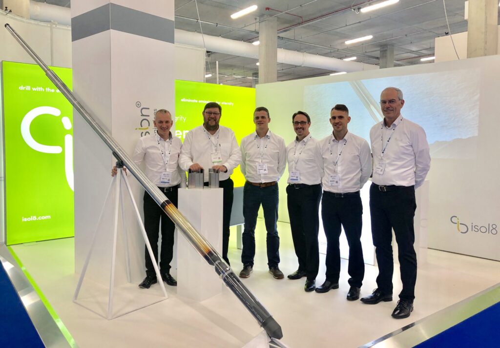isol8's team, including Founder & CEO Andrew Louden, alongside Jim Laidlaw, Niall Lipp, Paul Davies, Kris Bruce and Bill Lowry